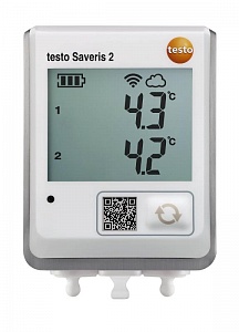 Testo Saveris 2-T2 - WiFi-логгер данных температуры c 2-мя разъёмами для внешних зондов NTC или дверных контактов —  ГК «ТехноКом»