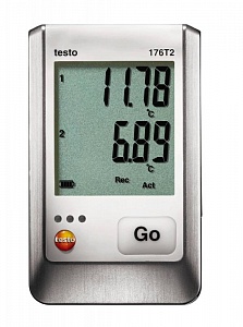 Testo 176 T2 - 2-х канальный логгер данных температуры  —  ГК «ТехноКом»